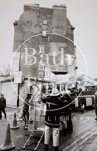 Storm Damage, Charlotte Street, Bath 1990