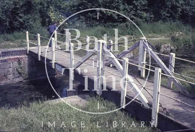 Swing Bridge on the Kennet and Avon Canal, Bathampton c.1960