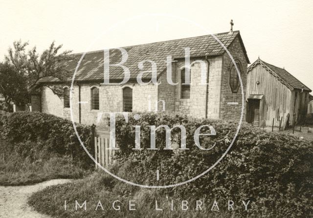 The 'old' St. Barnabus Church, Southdown, Bath 1954