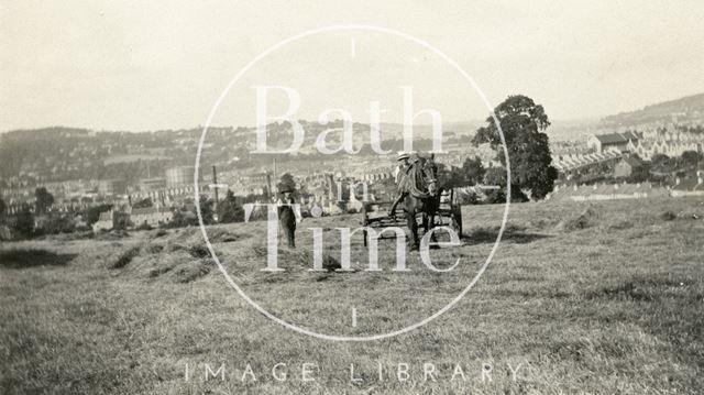 Farming in Southdown, Bath c.1920