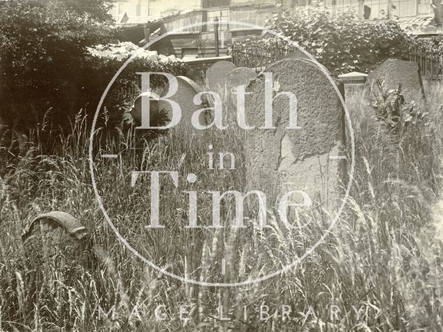 Fanny Burney's grave, Walcot Old Cemetery, Bath 1899