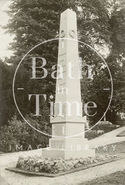 Crimean War Obelisk, Abbey Cemetery, Bath c.1880