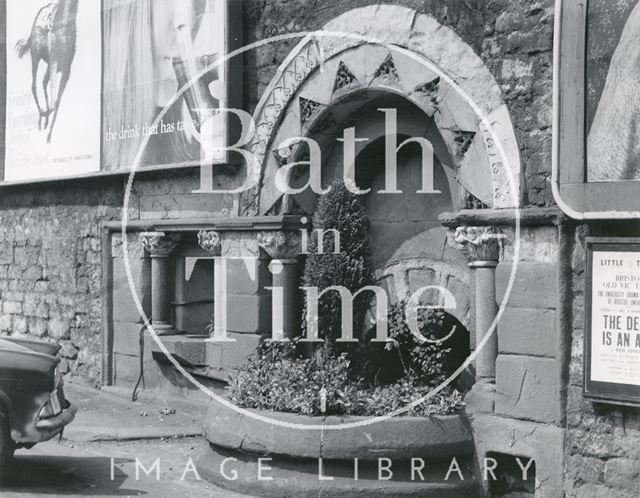 Horse trough, Walcot Street, Bath 1967