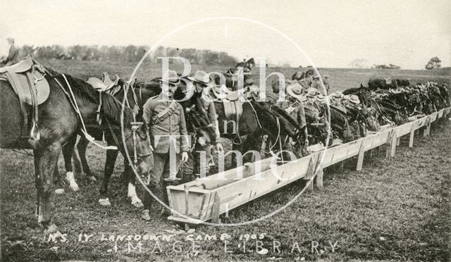 North Somerset Yeomanry, Lansdown Camp, Bath 1905