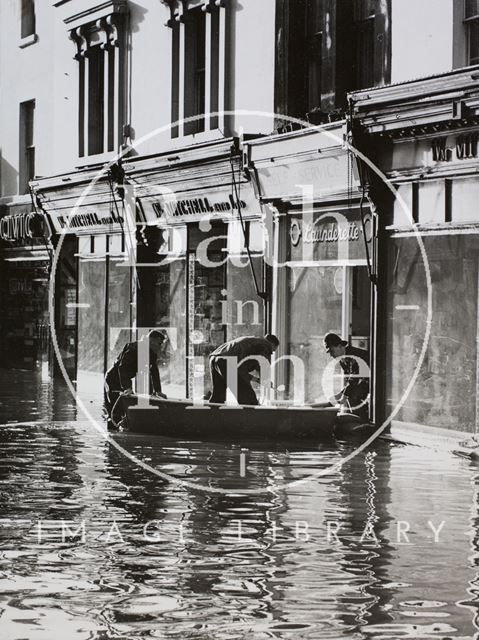 Floods, Southgate Street, Bath 1960