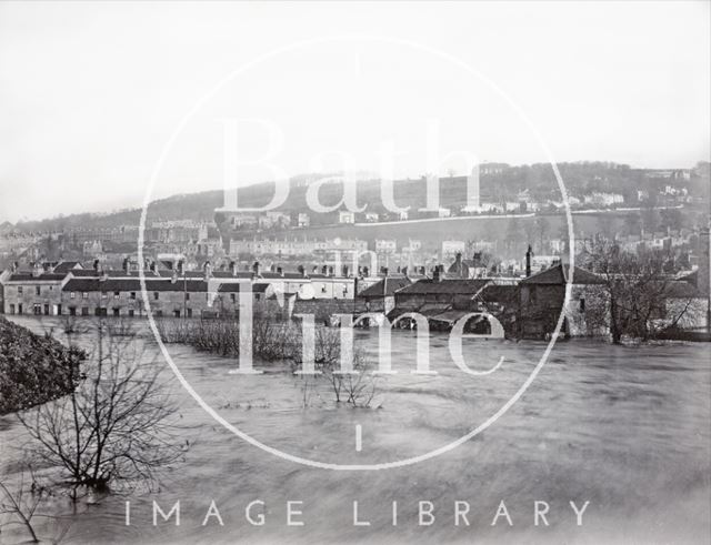 Dolemeads from Widcombe Bridge, Bath 1894