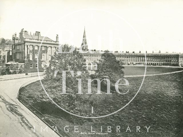 Royal Crescent, Bath c.1900