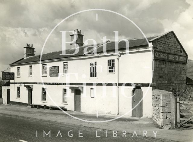 The Rising Sun Inn, Box Hill, Box, Wiltshire c.1950