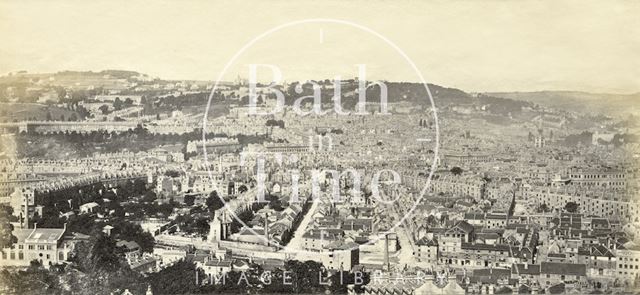 Bath from Beechen Cliff c.1865