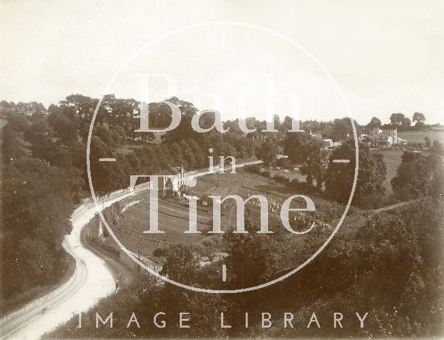 View of Entry Hill, Bath c.1900