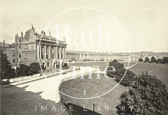 Royal Crescent, Bath c.1865