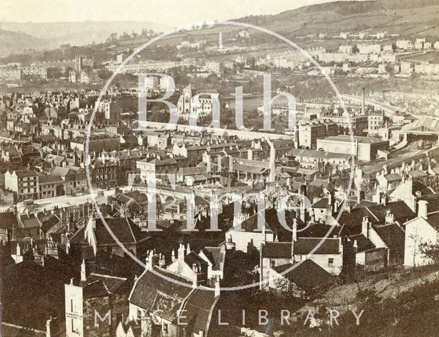 View of Bath from Beechen Cliff c.1864