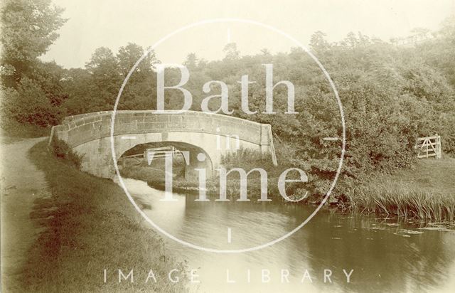 Accommodation bridge on the Somersetshire Coal Canal, Southstoke 1894