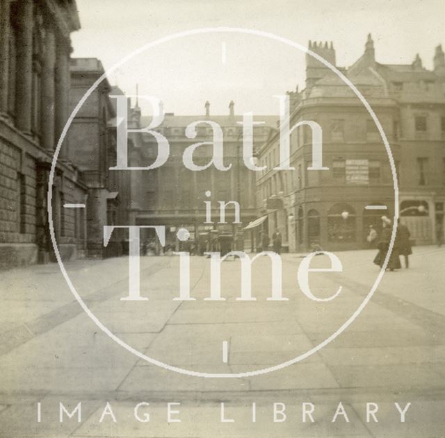 The Grand Pump Room Hotel, viewed from Abbey Church Yard, Bath c.1906