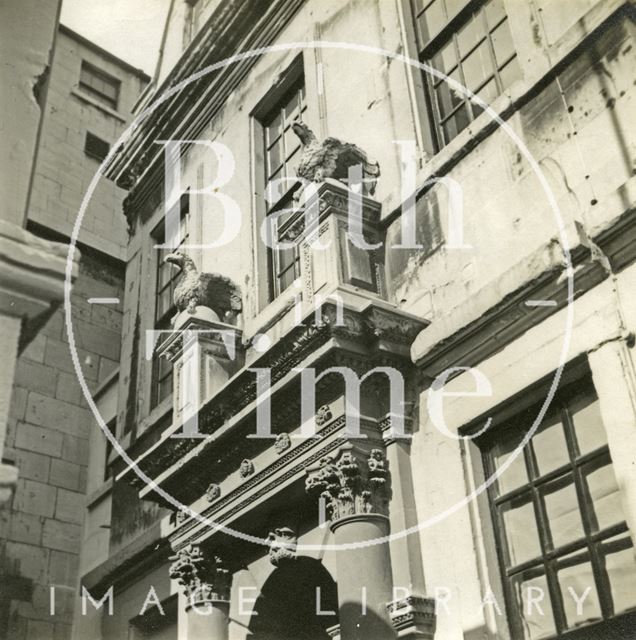 Doorway detail, Beau Nash's House, Sawclose, Bath c.1945