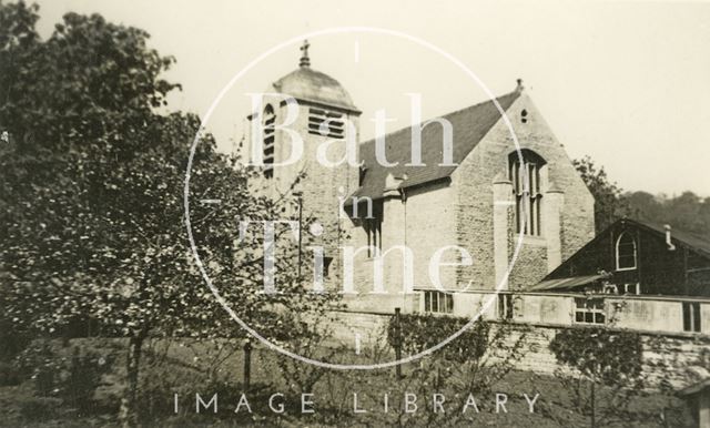 The chapel at Monkton Combe School c.1950?