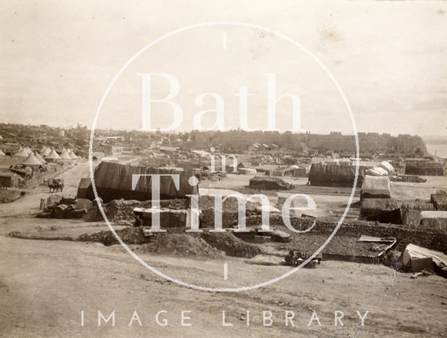 Sedd el Behr, Gallipoli, Turkey with French camp in foreground c.1916-1920