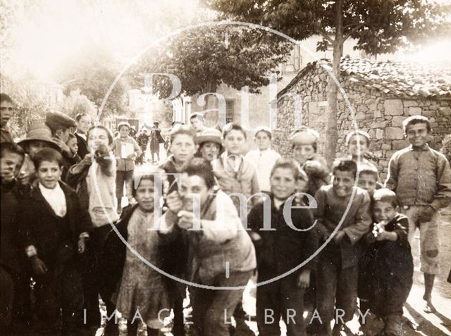 Village children of Panaghia, Island of Imbros (Gökçeada), Turkey c.1916-1920