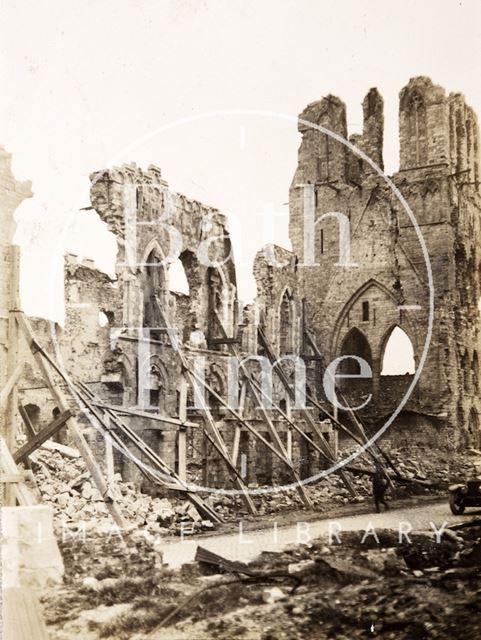 Cloth Hall ruins, Ypres, Belgium c.1916-1920