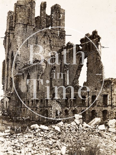 Cloth Hall ruins, Ypres, Belgium c.1916-1920