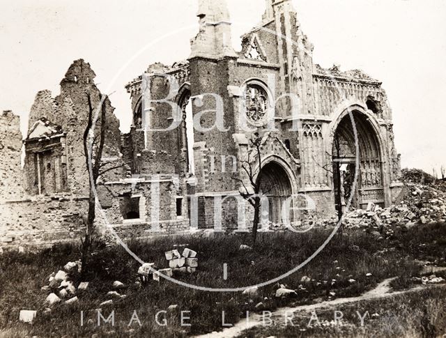 Cathedral ruins, Ypres, Belgium c.1916-1920