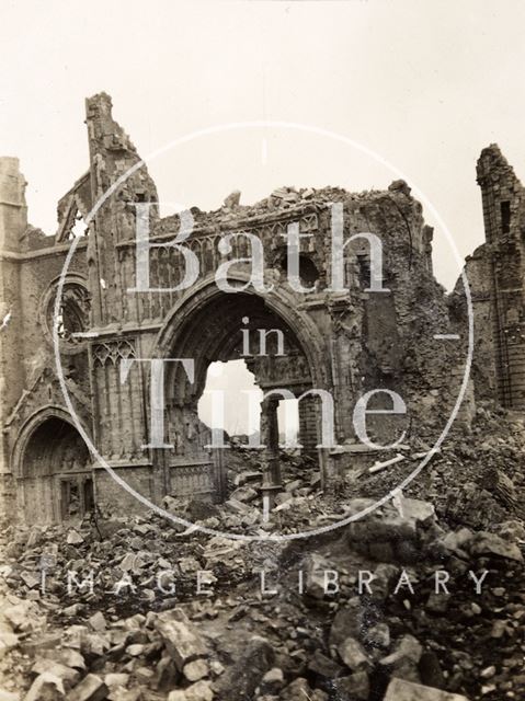 Cathedral ruins, Ypres, Belgium c.1916-1920