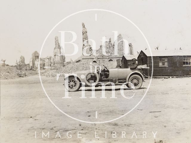 Ruins in Bailleul, France c.1916-1920