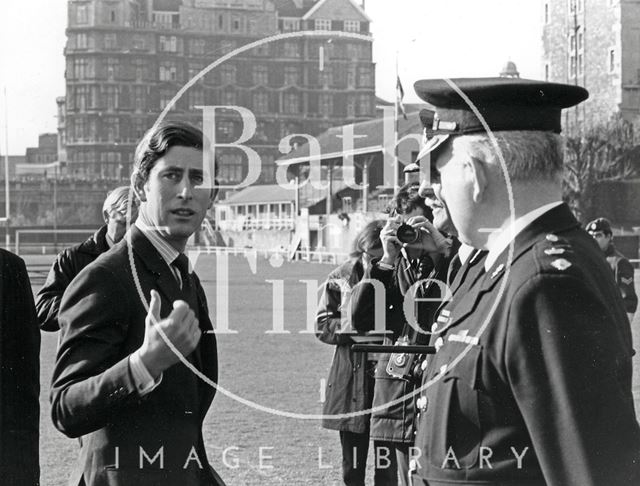 Prince of Wales visits Bath 1972