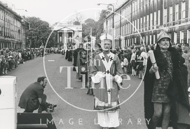 Monarchy 1000 Procession, Kings and Queens through the Ages Edgar (in front), Bath 1973