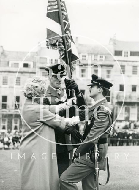 Queen Mother's visit to Bath 1979