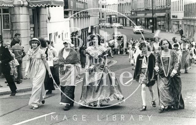 The recreation of the Bath Historical Pageant 1981