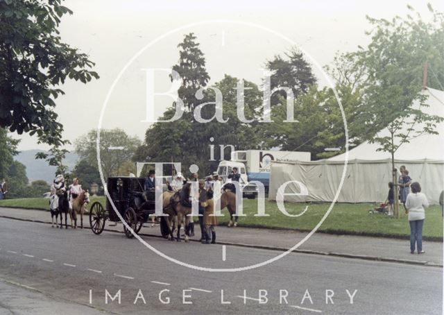 The recreation of the Bath Historical Pageant, Royal Victoria Park 1981