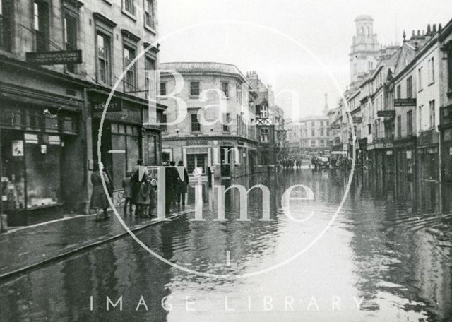 Bath Floods, Southgate Street 1947