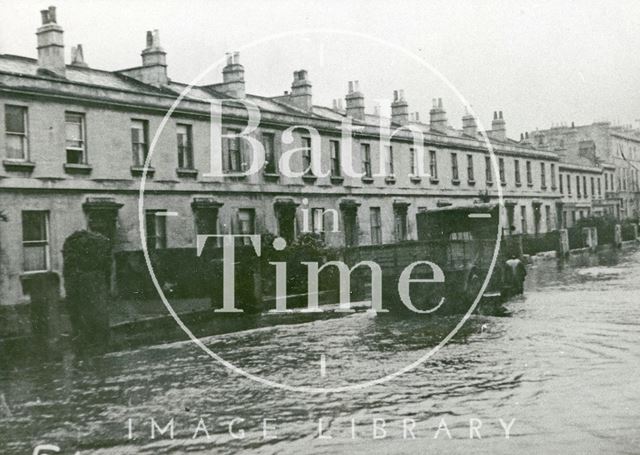 Bath Floods, Victoria Buildings 1947