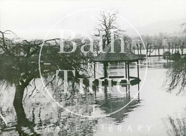 Bath Floods, Parade Gardens 1947