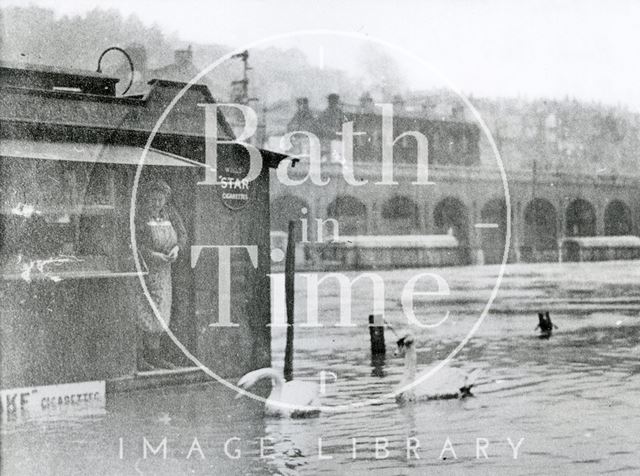 Bath Floods, Old Bridge 1947