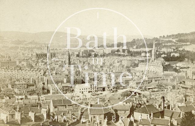 Bath from Beechen Cliff c.1869