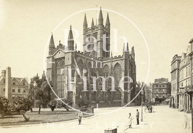 Bath Abbey from Orange Grove c.1864