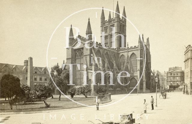 Bath Abbey from Orange Grove c.1864