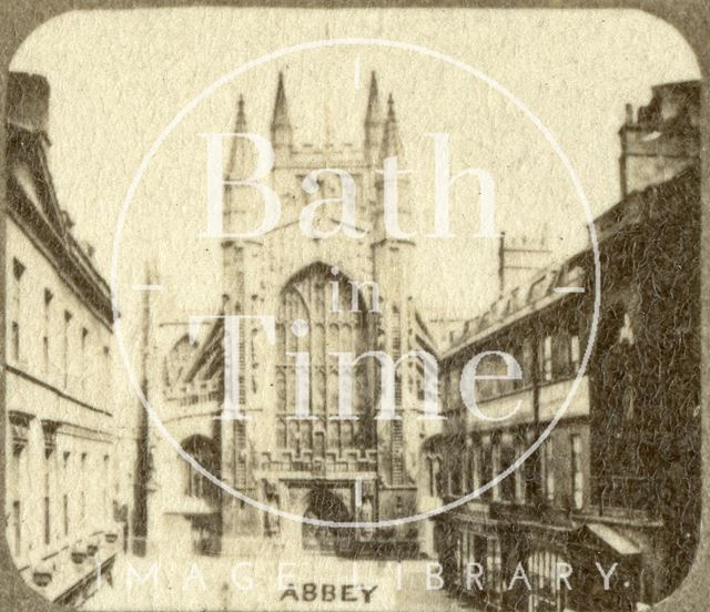 Bath Abbey from Abbey Church Yard c.1863