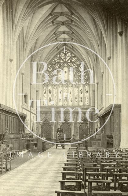 Interior of Bristol Cathedral c.1864