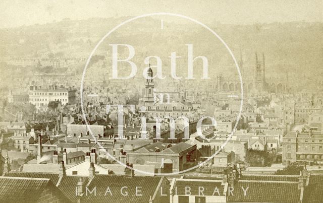 Bath from Beechen Cliff c.1868