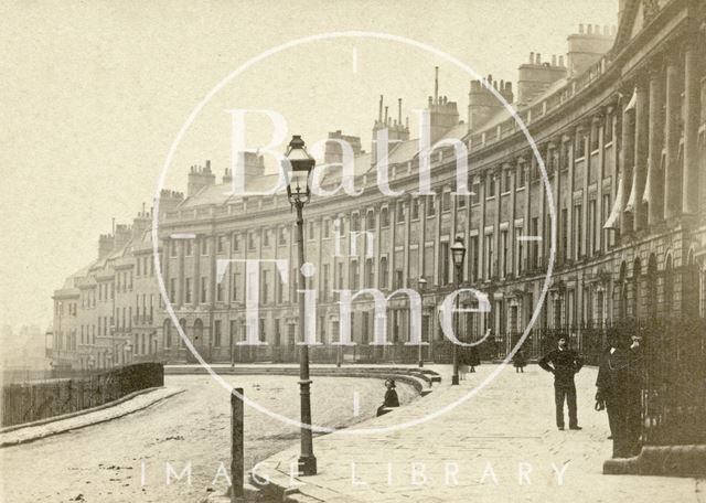 Camden Crescent, Bath c.1868