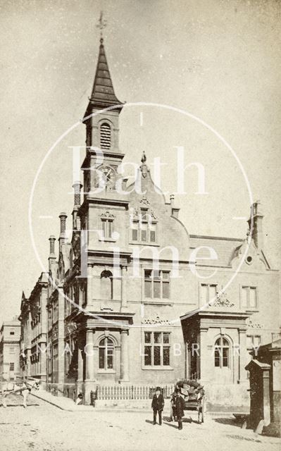 The Bluecoat School, Upper Borough Walls, Sawclose, Bath c.1870