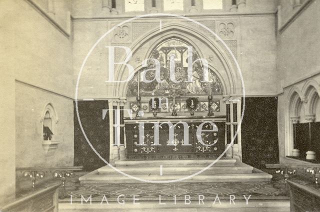 Interior of St. John's Church, Bathwick, Bath c.1880