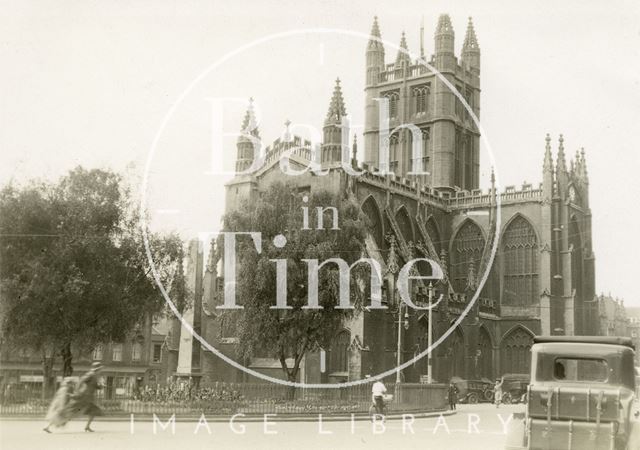 Bath Abbey from Orange Grove 1932