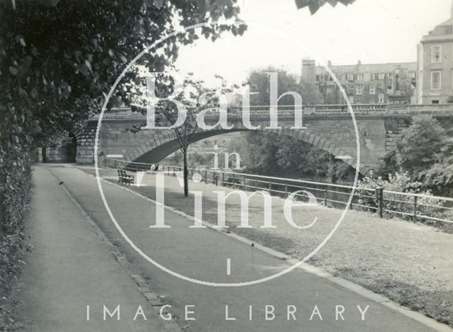 North Parade Bridge, Bath c.1960