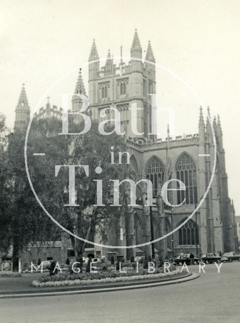 Bath Abbey from Orange Grove c.1960