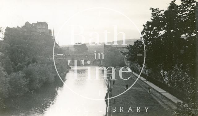 Pulteney Bridge and the River Avon, Bath 1939