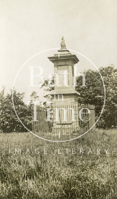 The Lansdown Monument, Lansdown, Bath 1932